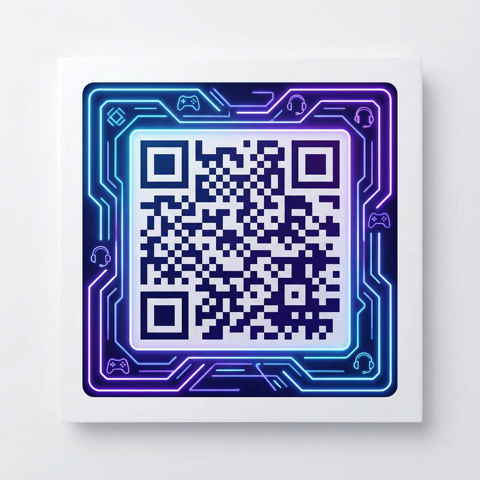 高清3D动漫商务二维码